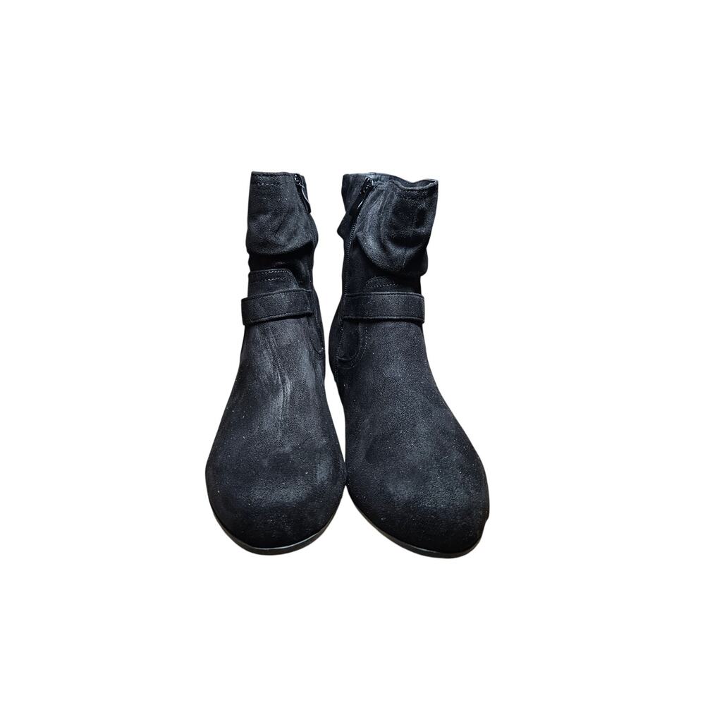 Torrid Black Ankle Skrunch Boots Size 9.5